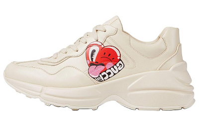 GUCCI Low-Top Casual Shoes Women's White