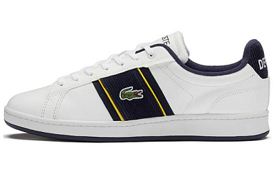 LACOSTE Low-Top Skateboard Shoes Men's White