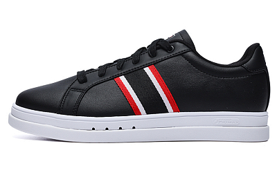 FILA Vigor Abrasion Resistant Low Top Skateboard Shoes Men's Black