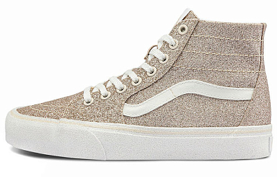 Vans SK8 Hi Tapered Blingbling 'Brown White' Women's