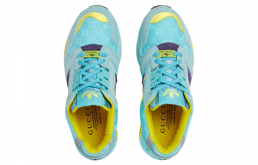 Adidas X GUCCI ZX 8000 Aqua GG Monogram Women's купить в интернет-магазине Yoocart с быстрой доставкой по России.