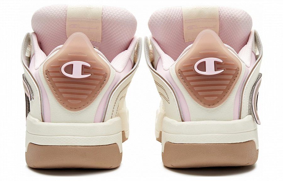 Champion Skateboard Shoes Women's Cream White Velvet Brown
