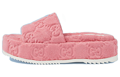 GUCCI Women's Gg Platform Sandal 'Wild Rose' Women's
