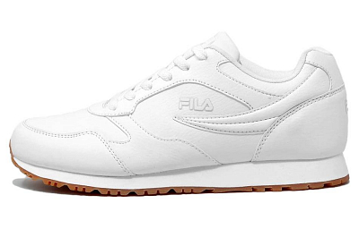FILA Classico 18 Cushioning Lightweight Low Top Running Shoes Men's White