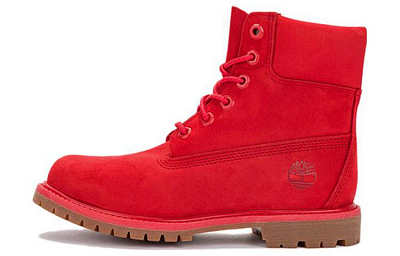 Timberland 50th Anniversary Edition Premium 6 Inch Waterproof Boot 'Medium Red Nubuck' Women's