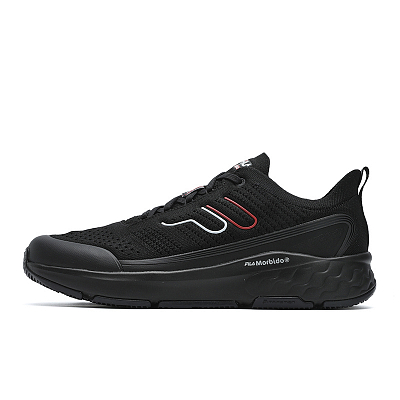 FILA MIND 7 Cushioned Slip-Resistant Low-Top Casual Running Shoes Men's Black