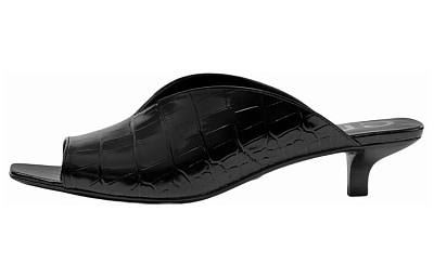 GUCCI Quiet Slide Slippers Women's Black