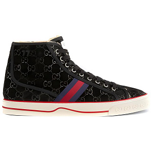 GUCCI Tennis 1977 Stylish Skateboarding Shoes Women's Black 1 3247255