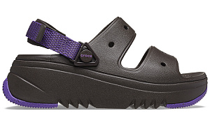 Crocs Hiker Xscape Sandal 'Espresso Neon Purple' Women's 1 3247333
