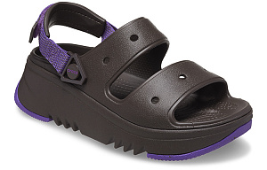 Crocs Hiker Xscape Sandal 'Espresso Neon Purple' Women's 2 3247334