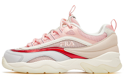 FILA Ray Vntg Running Shoes Gs Pink/White/Red Women's