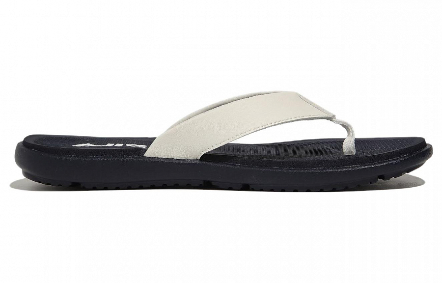 FILA Slicksong V2 Flip Flops Unisex Dark Blue Korean Style