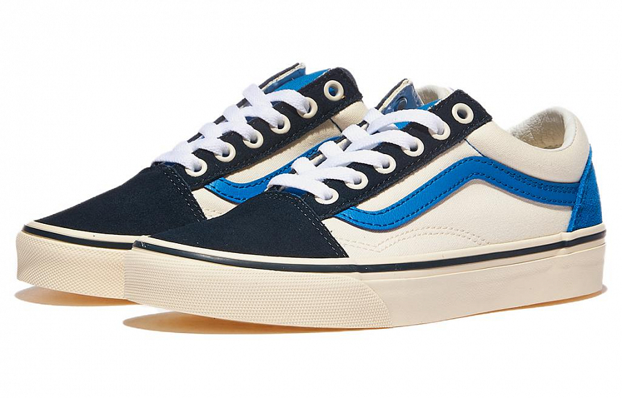 Vans Old Skool 'Beige Blue Black' купить в интернет-магазине Yoocart с быстрой доставкой по России.