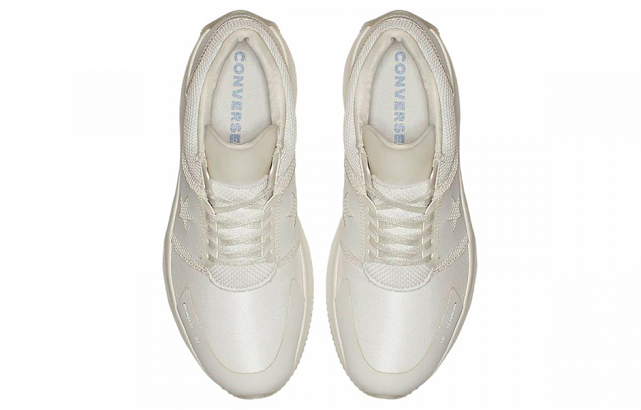 Converse Run Star O Cushioning Wear-Resistant Low-Top Casual Shoes Women's White Gray купить в интернет-магазине Yoocart с быстрой доставкой по России.