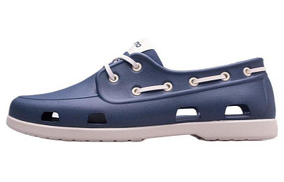 Crocs Classic Boat Shoes 'Blue White'