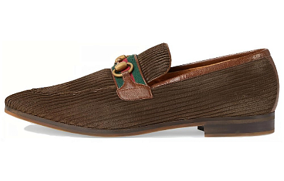 GUCCI Loafers Men Brown