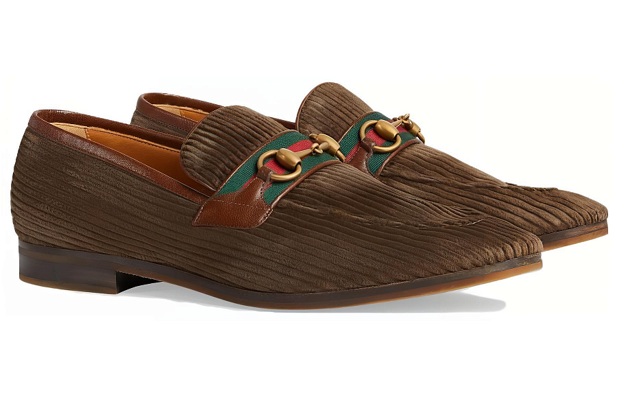 GUCCI Loafers Men Brown