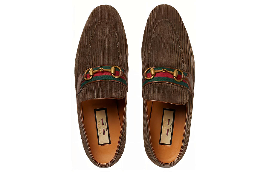 GUCCI Loafers Men Brown