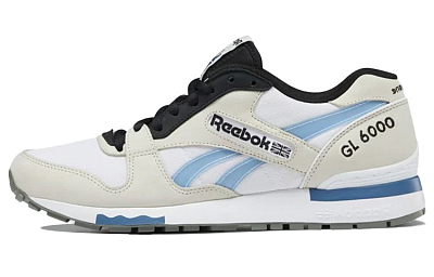 Reebok Eightyone X Reebok Gl 6000 Retro Wear Resistant Shoes/Sneakers Unisex White Blue