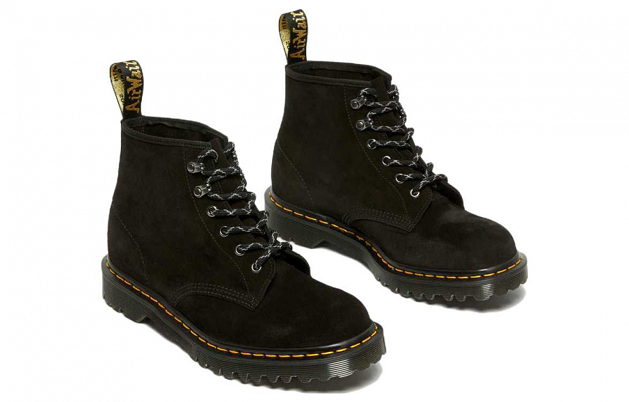 Dr. Martens 101 Made In England Ben Suede Ankle Boots 'Black' купить в интернет-магазине Yoocart с быстрой доставкой по России.