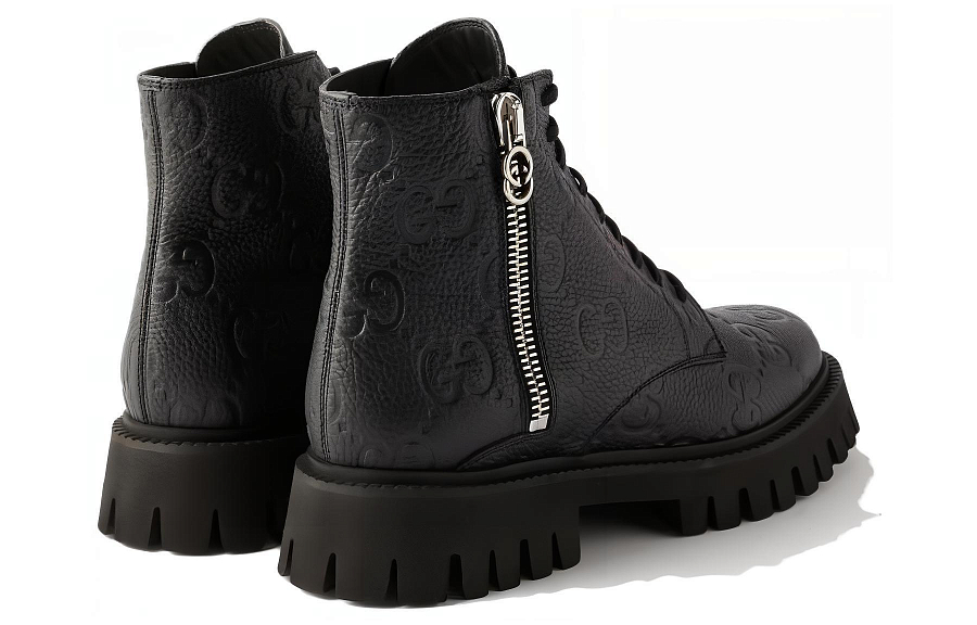 GUCCI GG Ankle Leather Boots купить в интернет-магазине Yoocart с быстрой доставкой по России.