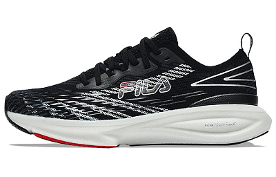 FILA ENERGY Wear-Resistant Lightweight Rebound Low-Top Casual Running Shoes Men's Black