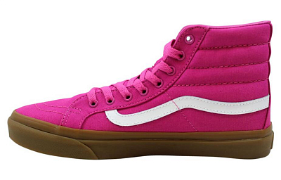 Vans Sk8 Hi Slim Light Gum Raspberry Rose Women's