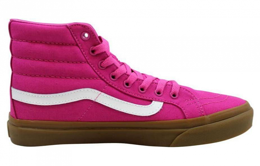 Vans Sk8 Hi Slim Light Gum Raspberry Rose Women's