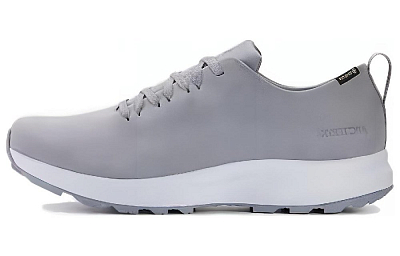 Arcteryx Solano Leather Gt Cushioning, Wear Resistant Low Top Outdoor Shoes Unisex Gray Blue