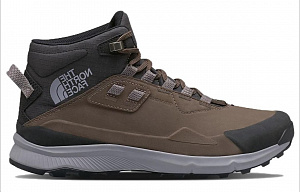 THE NORTH FACE Cragstone Leather Mid Durable Cushioning Short Outdoor Boots Men's Brown 1 3256110