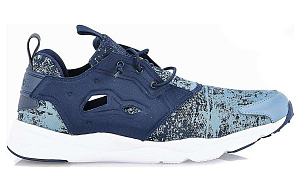Reebok Furylite Durable Breathable Low-Top Running Shoes Men's Blue 1 3256151