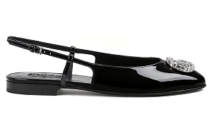 GUCCI Casual Single Shoes Women's Black 1 3256173