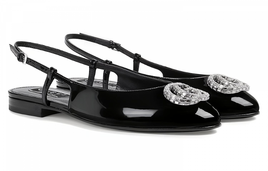 GUCCI Casual Single Shoes Women's Black купить в интернет-магазине Yoocart с быстрой доставкой по России.