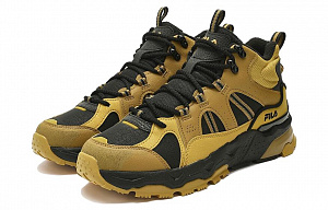 FILA Classic Court Shoes 'Black Yellow' 2 3256192