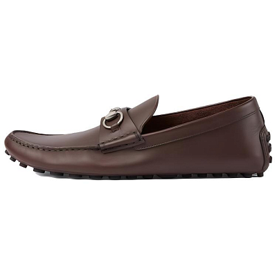 GUCCI Horsebit-deatil Leather Loafers