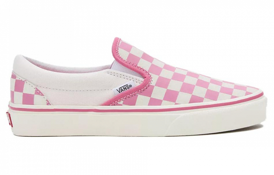 Slip-On Classic Vans 'Checkerboard - Pink' купить в интернет-магазине Yoocart с быстрой доставкой по России.