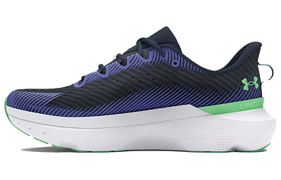 Under Armour Cushioning Wear-Resistant Low-Top Running Shoes Men's Purple White