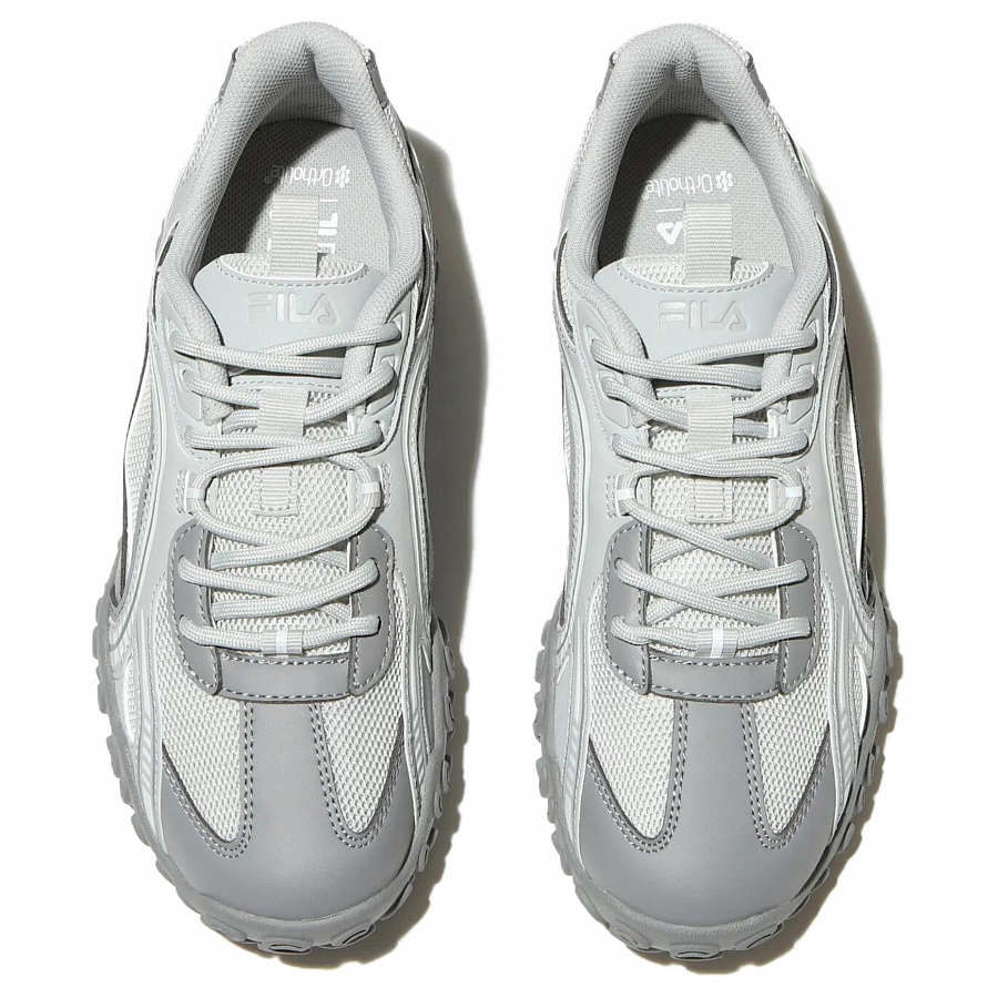 FILA Eschape Abrasion Resistant Breathable Height Increasing Low Top Running Shoes Unisex Gray White купить в интернет-магазине Yoocart с быстрой доставкой по России.