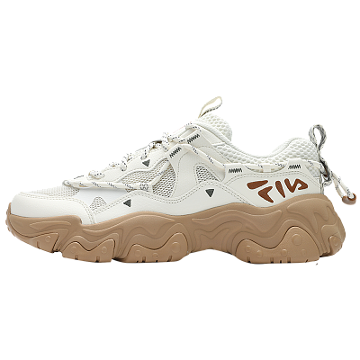 FILA FLUID 5 Cat Paw 5.0 Anti Slip Wear Resistant Low Top Casual Shoes Women's White