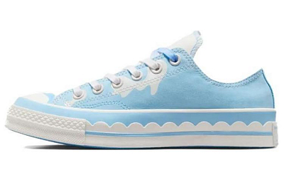 Converse 1970s Abrasion Resistant Breathable Low Top Canvas Shoes Women's Blue