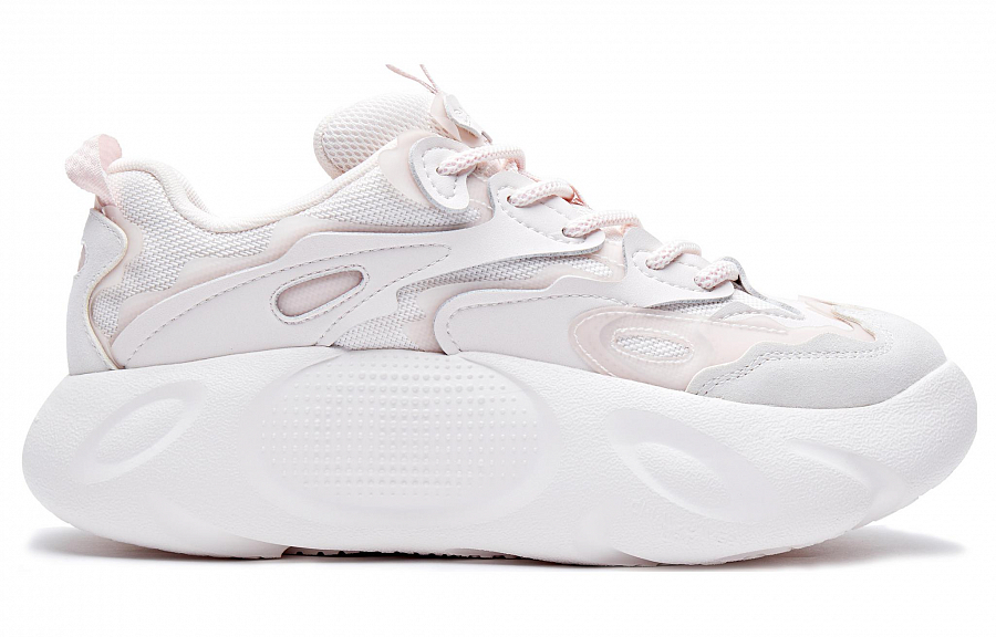 Champion Mini Basket Shoes Low-Top Chunky Sneakers Women's Light Pink
