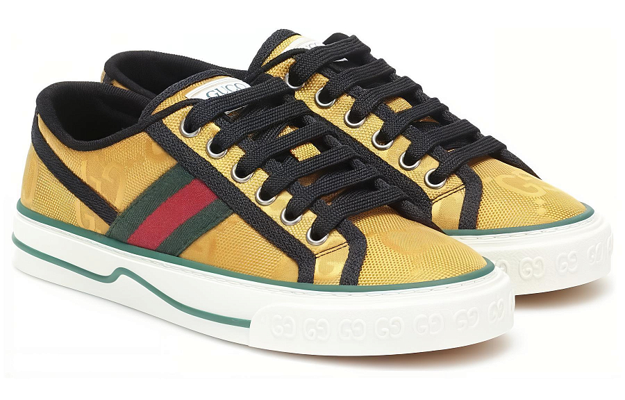 GUCCI Tennis 1977 Low top Skateboard Shoes Women's Yellow купить в интернет-магазине Yoocart с быстрой доставкой по России.