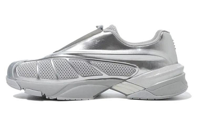 FILA Low Top Training Shoes Unisex Silver