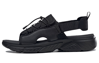 Reebok Hyperium Slides Athleisure Casual Sports Sandals Unisex Black