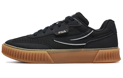 FILA SHADOW Anti-Slip Wear-Resistant Low-Top Skateboard Shoes Women's Black