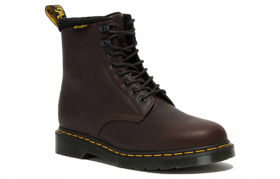 Dr. Martens 1460 Pascal Warmwair Leather Lace Up Boots 'Dark Brown' купить в интернет-магазине Yoocart с быстрой доставкой по России.
