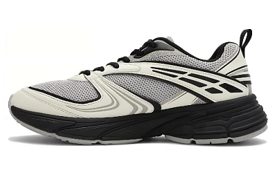 FILA Interrun Cushioning Anti-Slip Wear-Resistant Breathability Low-Top Casual Running Shoes Unisex White