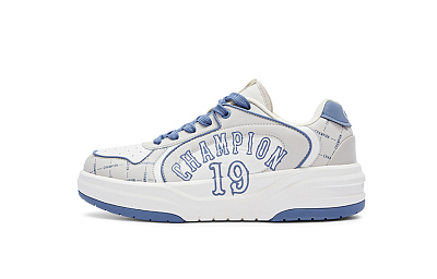 Champion Cushioning Lightweight Skateboard Shoes Men's Light Gray