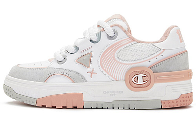 Champion Headphone Shoes Low Top Skateboard Shoes Women's Pink