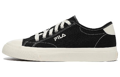 FILA Classic Kicks B V3 Low Top Skateboard Shoes Unisex Black White Korean Style